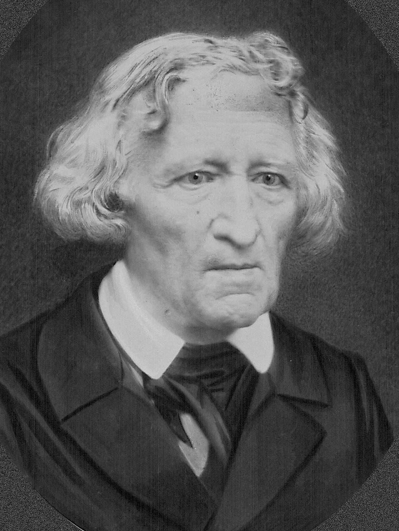 Historisches Porträt des in Hanau geborenen Sprachforschers Jacob Grimm