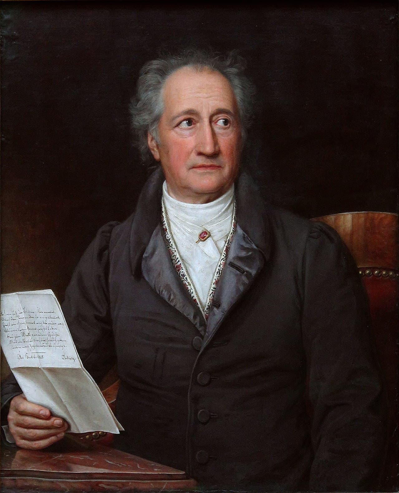 Porträt Johann Wolfgang von Goethes von Joseph Karl Stieler